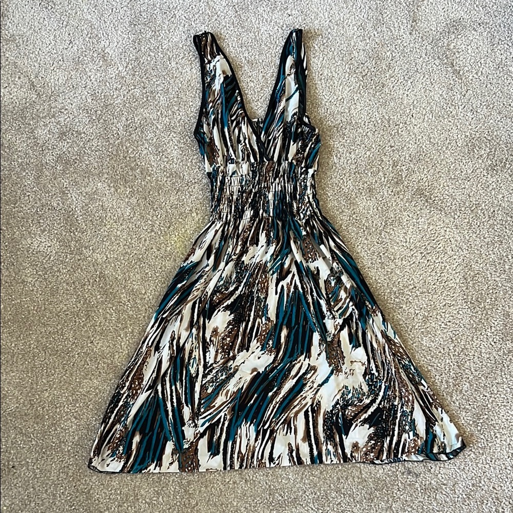 Adorable Multicolor Midi Dress